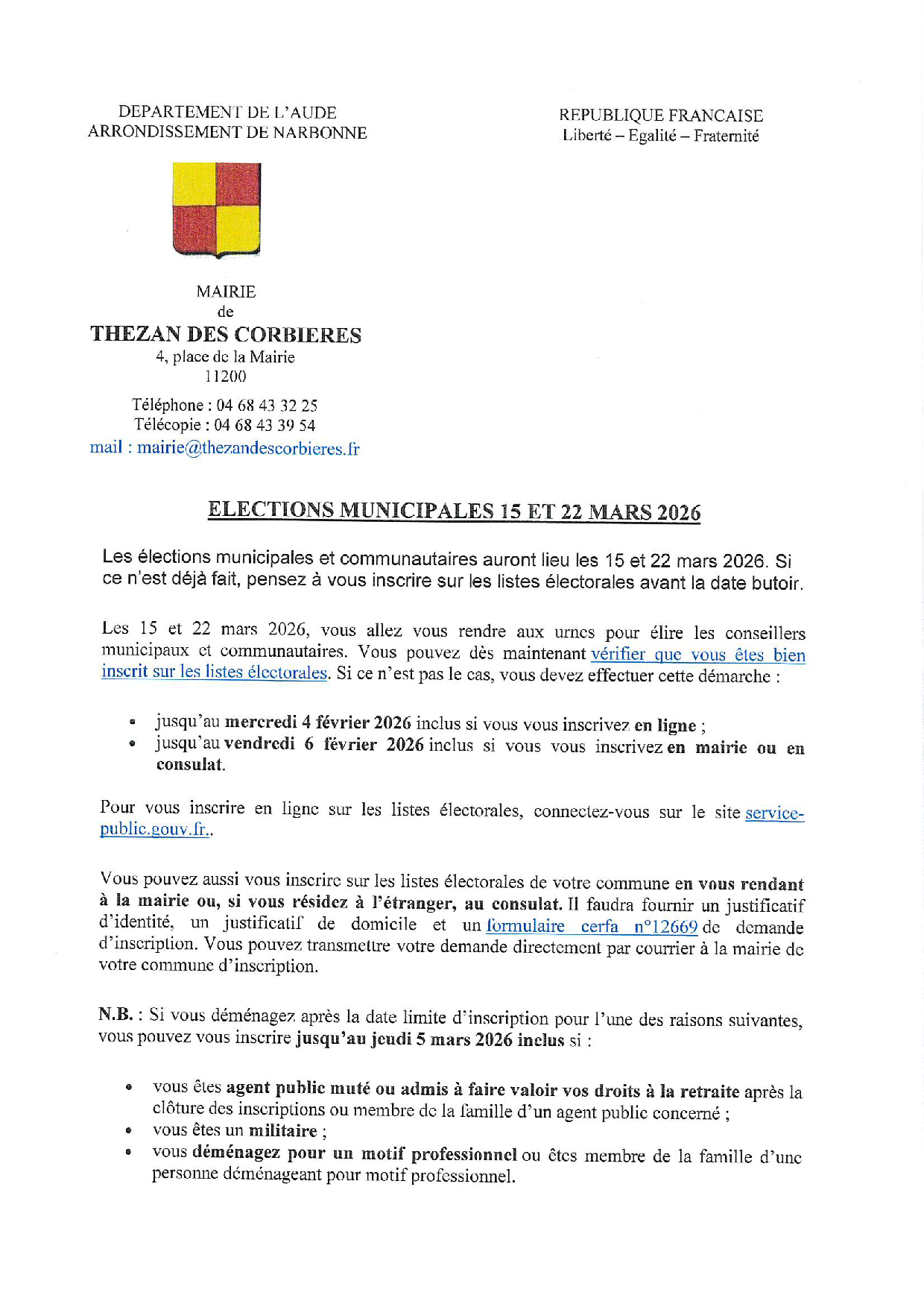 ELECTIONS